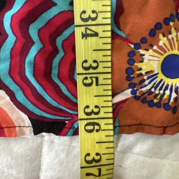 PURE ENERGY Women Dress 1X Colorful Maxi Halter Tiered Smocked Tropical Sundress - Picture 12 of 12